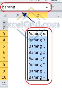 Cara Membuat Nama Range Di Excel Dengan Define Name Jurnal Excel