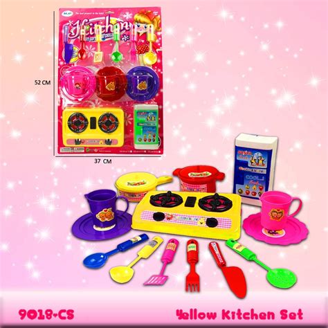 Jual 9018cs Kitchen Set Kompor Barbie Alat Dapur Memasak Peralatan