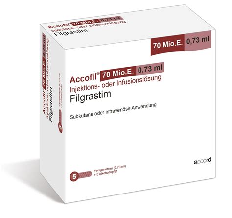 Accofil Filgrastim Injektions oder Infusionslösung in einer