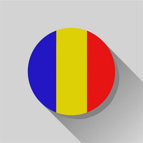 Premium Vector Romania Flag Illustration On White Background