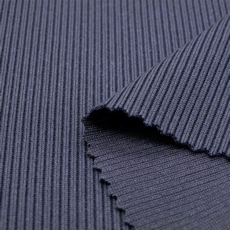 Thick 96 Polyester 4 Spandex Flat Back Rib Fabric EYSAN FABRICS