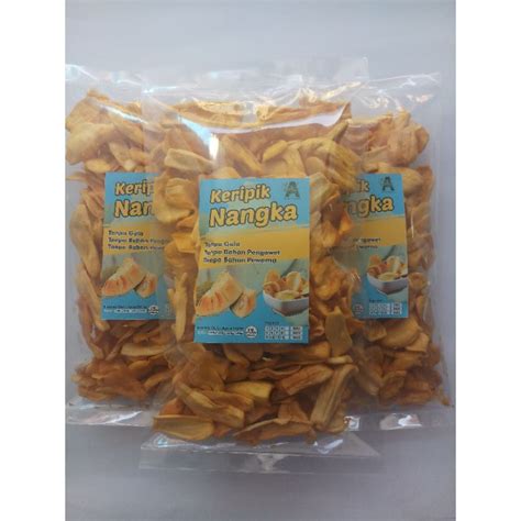 Jual Keripik Buah Nangka Apel Salak Kemasan Gram Oven Shopee