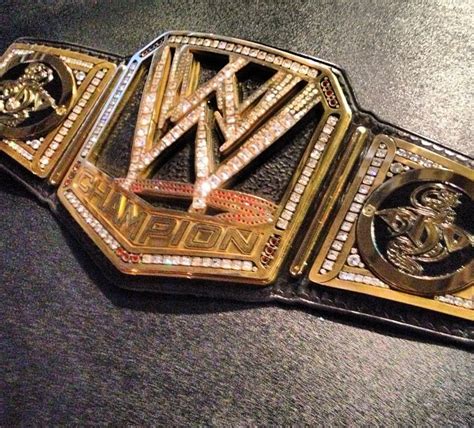 Pic: Randy Orton's custom WWE championship title with RKO side plates ...