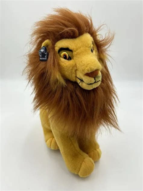 Vintage Disney Lion King Adult Simba Stuffed Plush Applause With