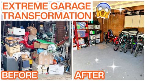 EXTREME 3 Day Garage Transformation Before And After Clean