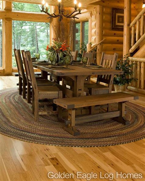 Golden Eagle Log Homes On Instagram The Incredible Dining Room Of The