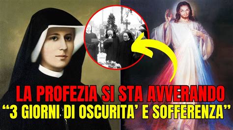 A SETTEMBRE LA PROFEZIA DEI TRE GIORNI DI BUIO E DI SOFFERENZA SI STA