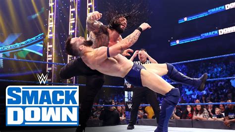 Roman Reigns Vs Finn Bálor Universal Championship Match Smackdown Sept 3 2021 Youtube