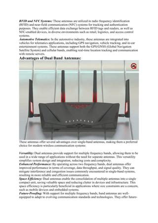 Exploring The Advantages Of Dual Band Antenna Gq Research Pdf