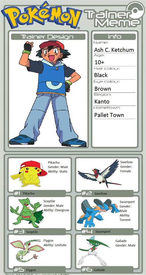 Ash Pokemon Team