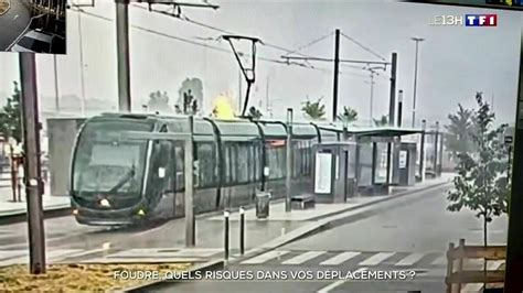 Les Images Impressionnantes D Un Tram Frapp Par La Foudre Qui Prend