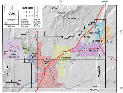 Geologic Hazard Maps For St George Hurricane Area Utah Geological Survey