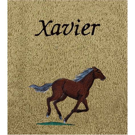 Drap De Bain Cheval Personnalis X