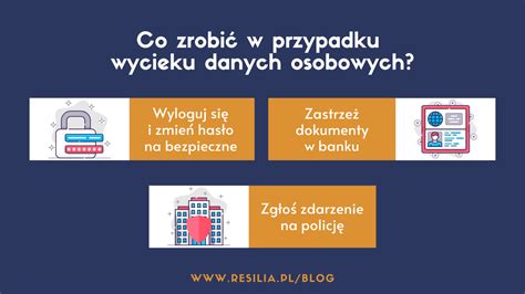 Wyciek danych osobowych co zrobić gdzie zgłosić jak sprawdzić