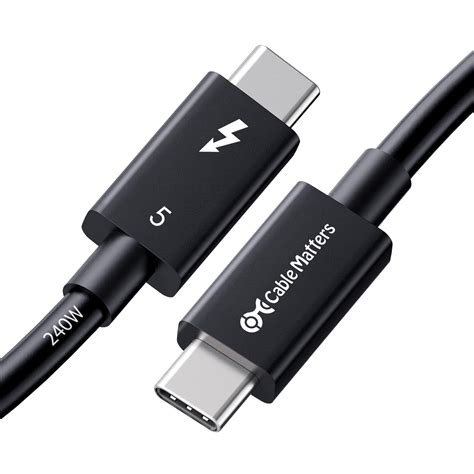 Buy Cable Matters Intel Certified 80Gbps Thunderbolt 5 Cable With Up