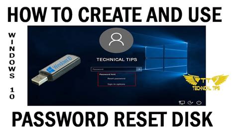 How To Create And Use Password Reset Disk To Reset Windows 10 Local