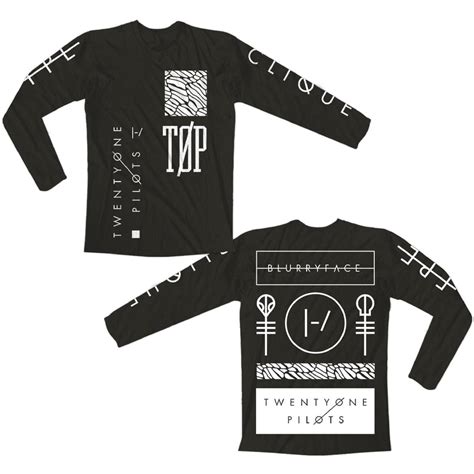 Twenty One Pilots Emblem Long Sleeve Twenty One Pilots Shirt Twenty