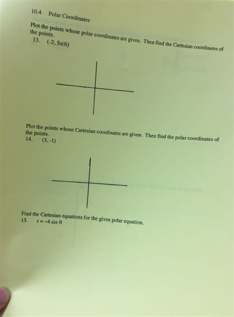 Solved Plot The Points Whose Polar Coordinates Are Given Chegg