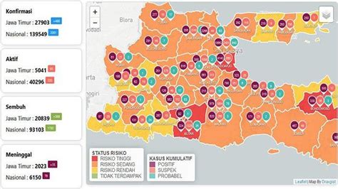 Update Virus Corona Di Surabaya Dan Jatim Agustus Sembuh Naik