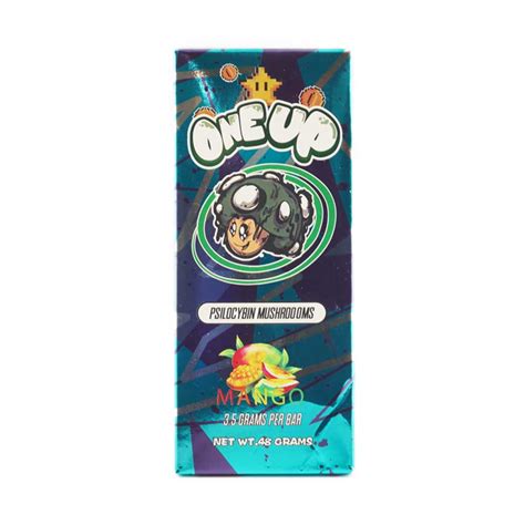 One Up Psilocybin Mushrooms Chocolate Bar Mango 3 5g Low Price Bud