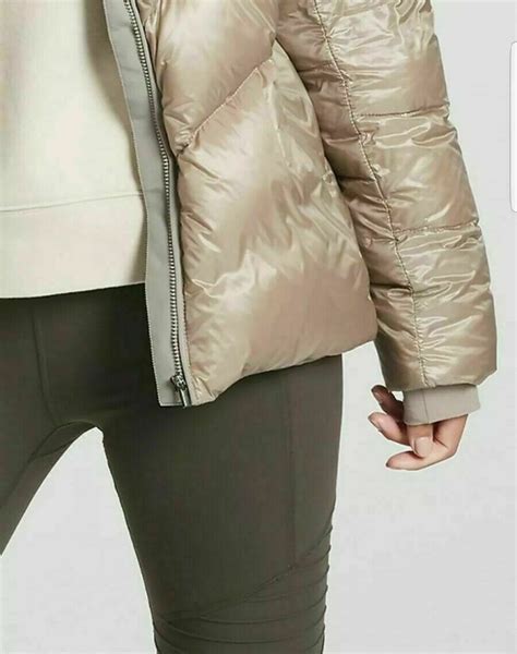 Athleta Lofty Down Jacket Quilted Puffer Coat Qual Women Size Xxs Lqqk