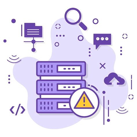 Interrupción De La Máquina De La Base De Datos Computación En La Nube