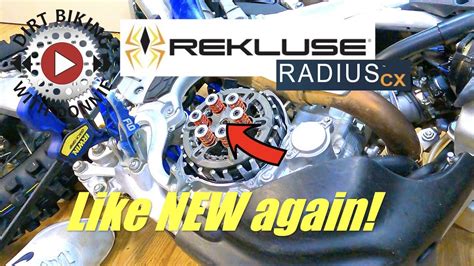 Rekluse Radius CX Maintenance EXP Disk Wedge Replacement 2023