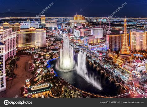 Las Vegas Nevada 2018 Panoramic View Las Vegas Strip — Stock Editorial