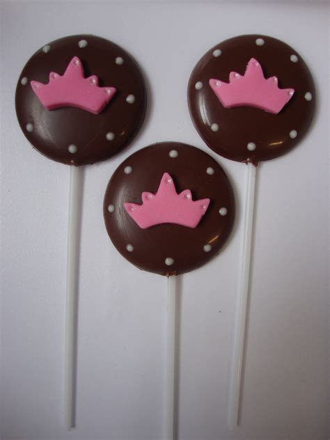 Pirulito De Chocolate Princesas CHOCOLETO Elo7