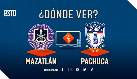 Mazatlán Vs Pachuca Cuándo Y Dónde Ver En Vivo El Partido De La