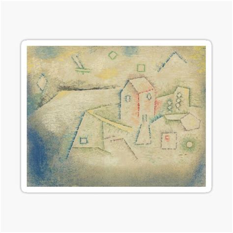 Paul Klee Landhaus In Norden Country House In The North Abstract