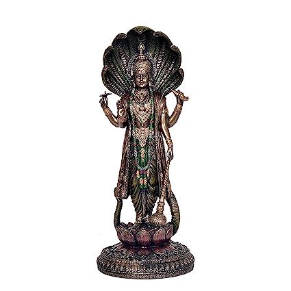 Buy Dattatreya Polyresin Lord Vishnu Idol For Mandir Temple Showpiece