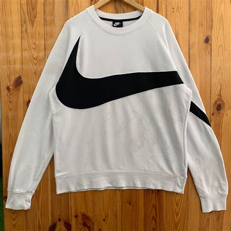 Vintage Nike Swoosh Sweatshirt Big Logo Vintnike Jumper Etsy