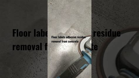 Concrete Grinder Floor Label Adhesive Residue Removal Concrete Grinder 2022 2024