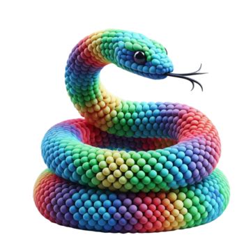 Uma Anima O D De Cobra E Fundo Transparente Em Cor Rgb Png Uma