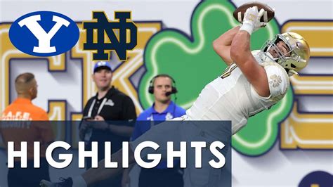 Notre Dame Vs Byu Extended Highlights Nbc Sports