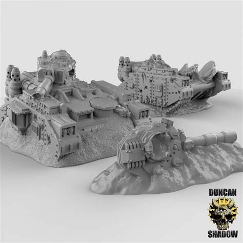 3d Printable Sci Fi Terrain Bundle By Duncan Shadow