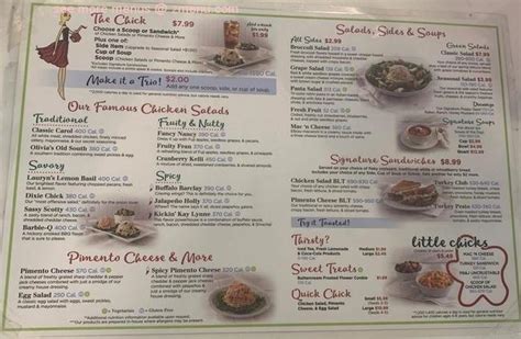 Online Menu Of Chicken Salad Chick Restaurant Irving Texas 75063 Zmenu