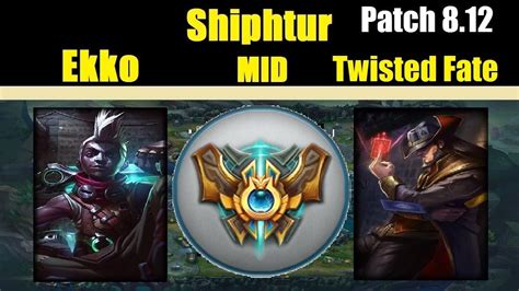 Shiphtur Ekko Vs Twisted Fate Ekko Mid Challenger Gameplay