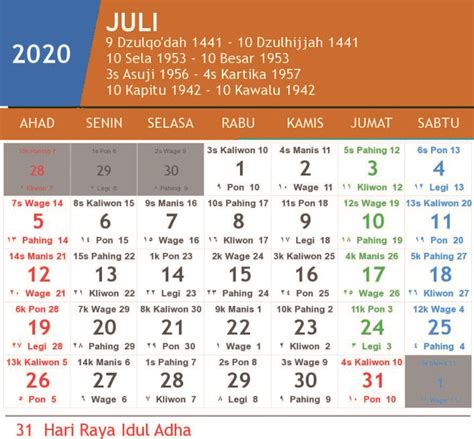 Kalender 2021 Lengkap Jawa Bulan Juni Download Kalender 2021 Gratis Aflah Sentosa Bulan