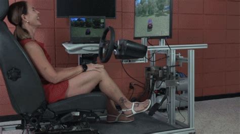 Carissa Takes The Simulator For A Spin Mp4 720p The Pedal Laboratory Clips4sale