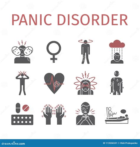 Panic Disorder Icon Infographic Vector Illustration Stock Vector Illustration Of Despair