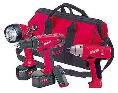 Milwaukee 0919-22 Cordless COMBO Kits for 220 Volts | 220 Volt ...