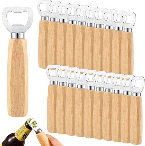 Amazon Yugada 50 Pcs Wooden Bottle Opener Bulk Wood Bottle Opener