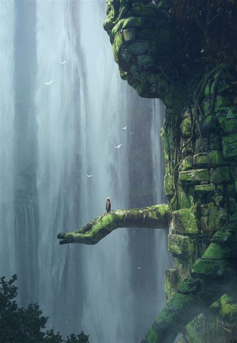 Pin by m VovoV on 世界観 Fantasy landscape Sci fi landscape Fantasy