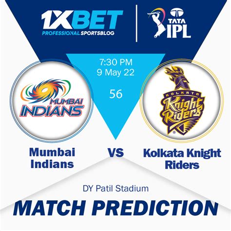 Ipl 2022 Mumbai Indians Vs Kolkata Knight Riders Match 56 1xbet