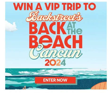 Prizeo Sweepstakes Prizeo Win A Vip Trip To Backstreet S Back At