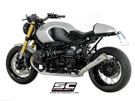 Conic 70s Style Exhaust BMW R NineT Racer 2018 B18 37A70S