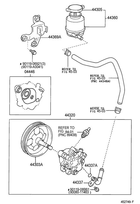 Camry Power Steering Assembly Diagram Toyota Camry