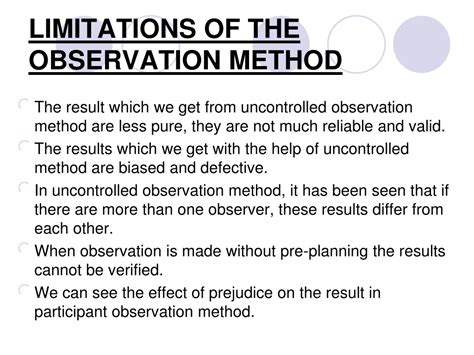 Ppt Observation Method Powerpoint Presentation Free Download Id 9701656